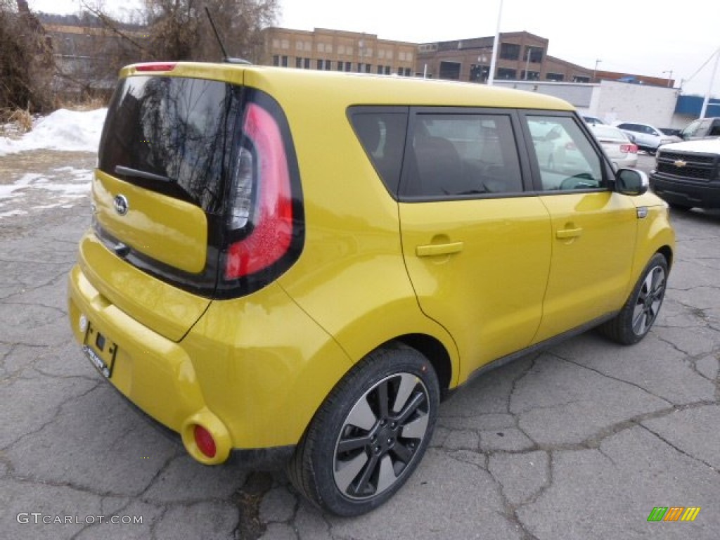 2014 Soul ! - Solar Yellow / Black Honeycomb Woven Cloth photo #8