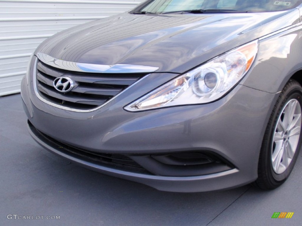 2014 Sonata GLS - Harbor Gray Metallic / Gray photo #10