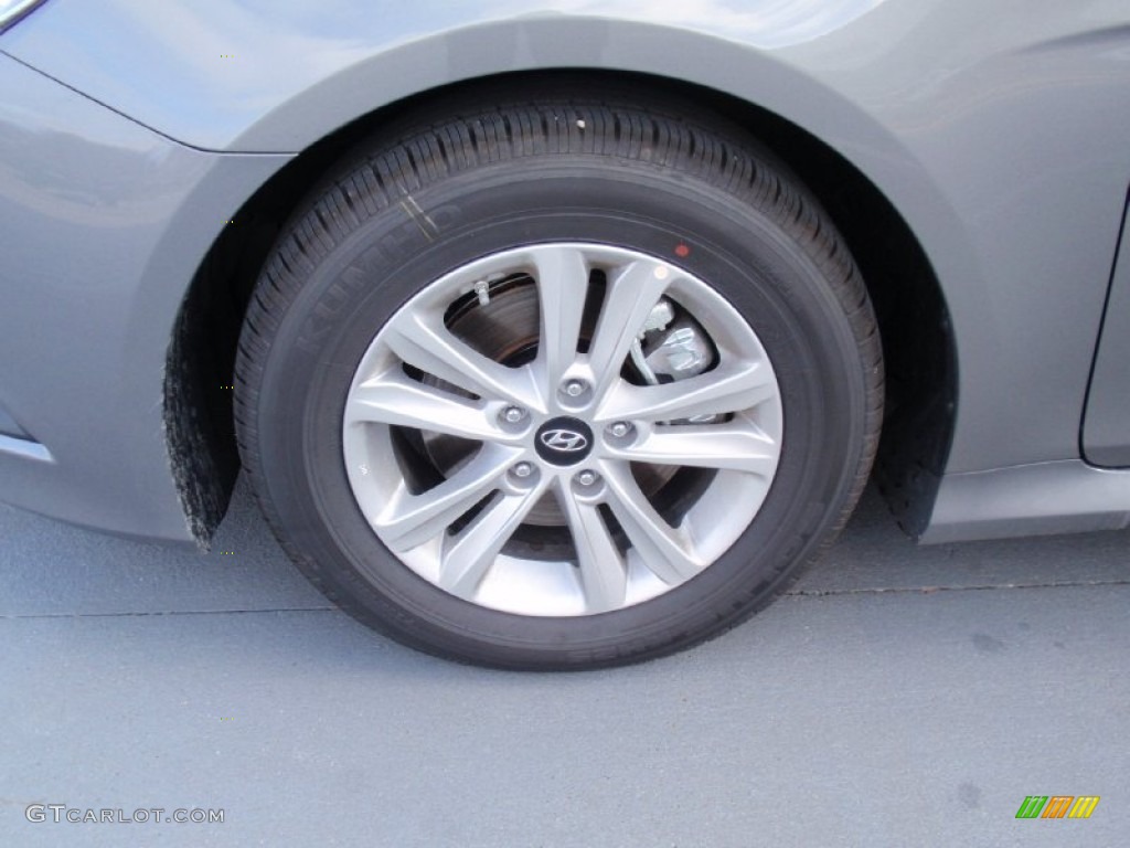 2014 Sonata GLS - Harbor Gray Metallic / Gray photo #11