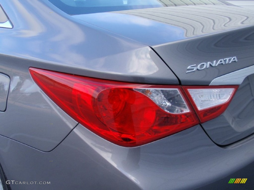 2014 Sonata GLS - Harbor Gray Metallic / Gray photo #12