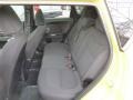 2014 Kia Soul Black Honeycomb Woven Cloth Interior Rear Seat Photo