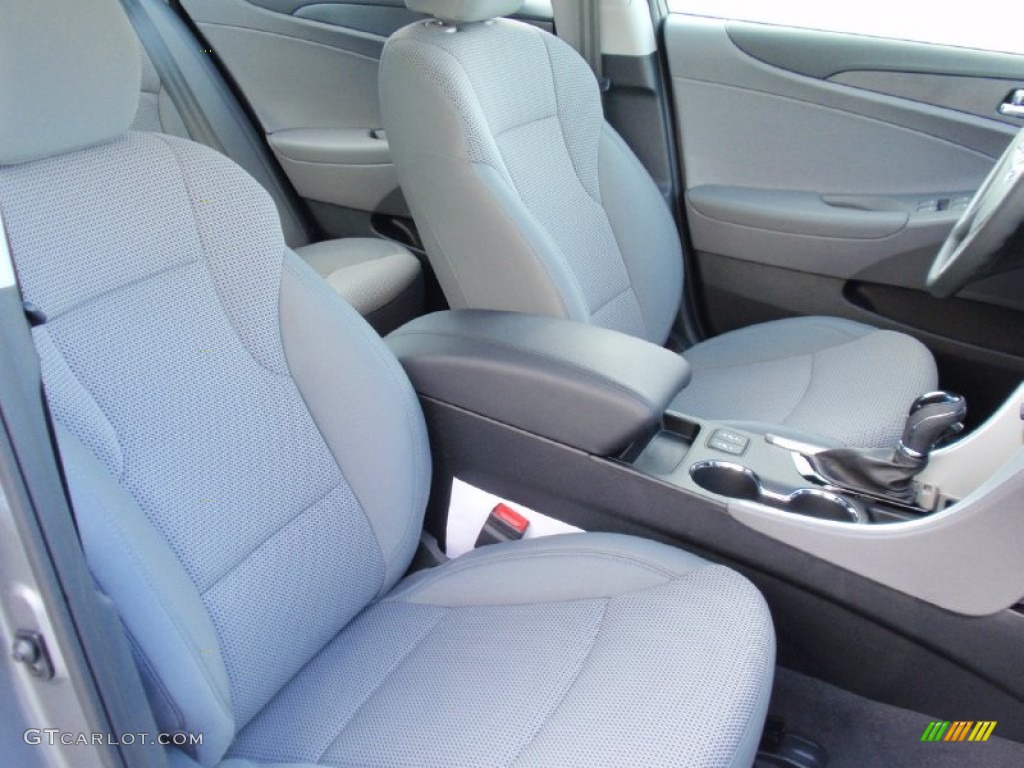 2014 Sonata GLS - Harbor Gray Metallic / Gray photo #17