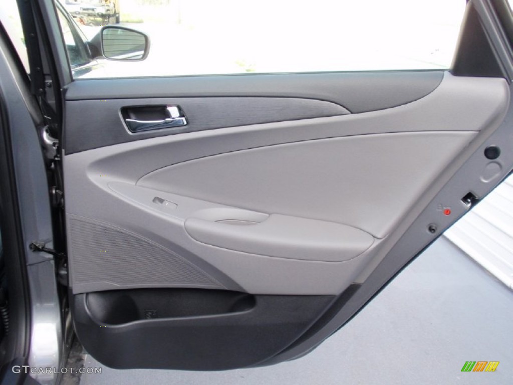 2014 Sonata GLS - Harbor Gray Metallic / Gray photo #18