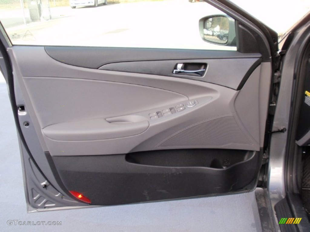 2014 Sonata GLS - Harbor Gray Metallic / Gray photo #21