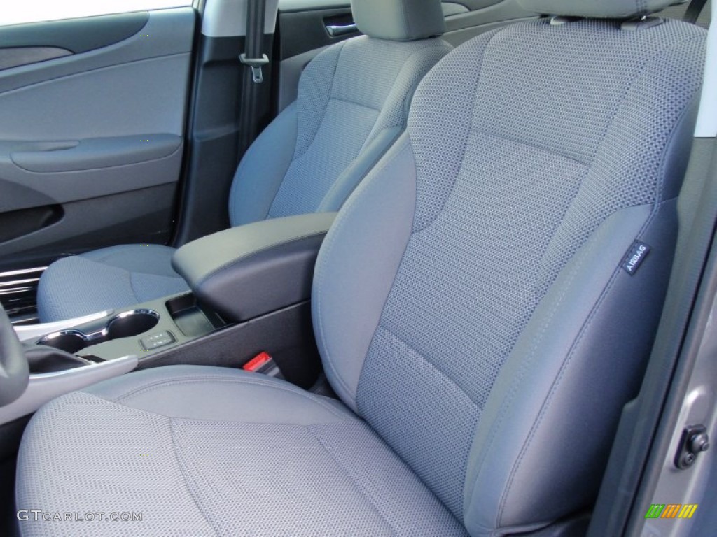 2014 Sonata GLS - Harbor Gray Metallic / Gray photo #24