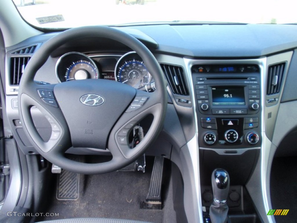 2014 Sonata GLS - Harbor Gray Metallic / Gray photo #26