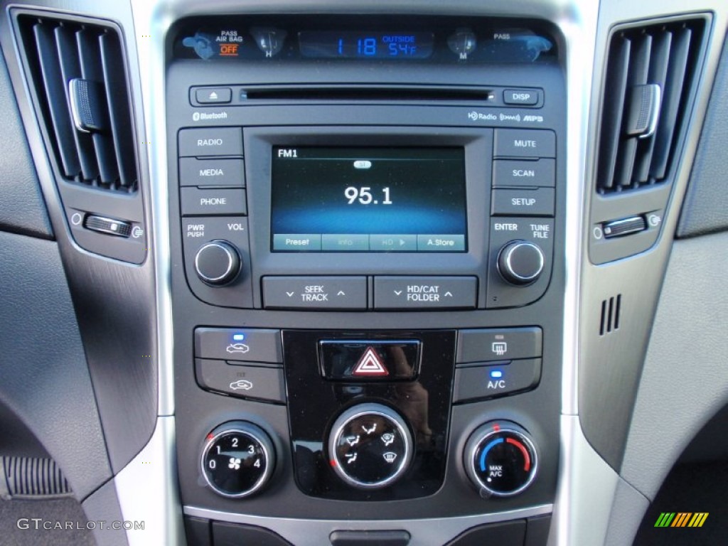 2014 Sonata GLS - Harbor Gray Metallic / Gray photo #27