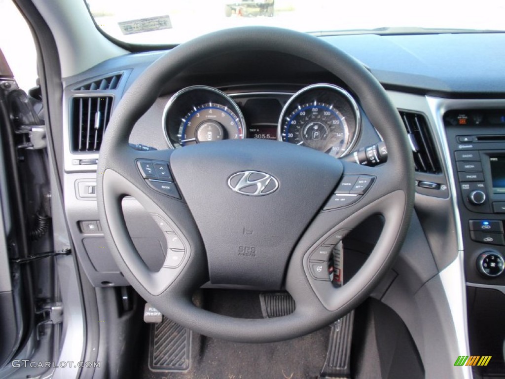 2014 Sonata GLS - Harbor Gray Metallic / Gray photo #29