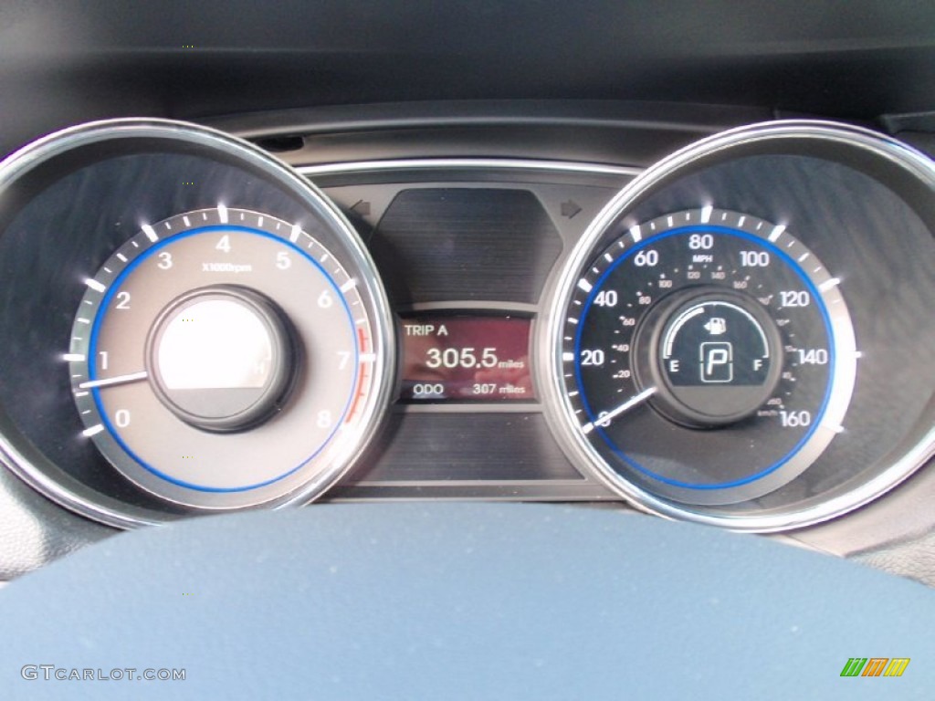 2014 Sonata GLS - Harbor Gray Metallic / Gray photo #30