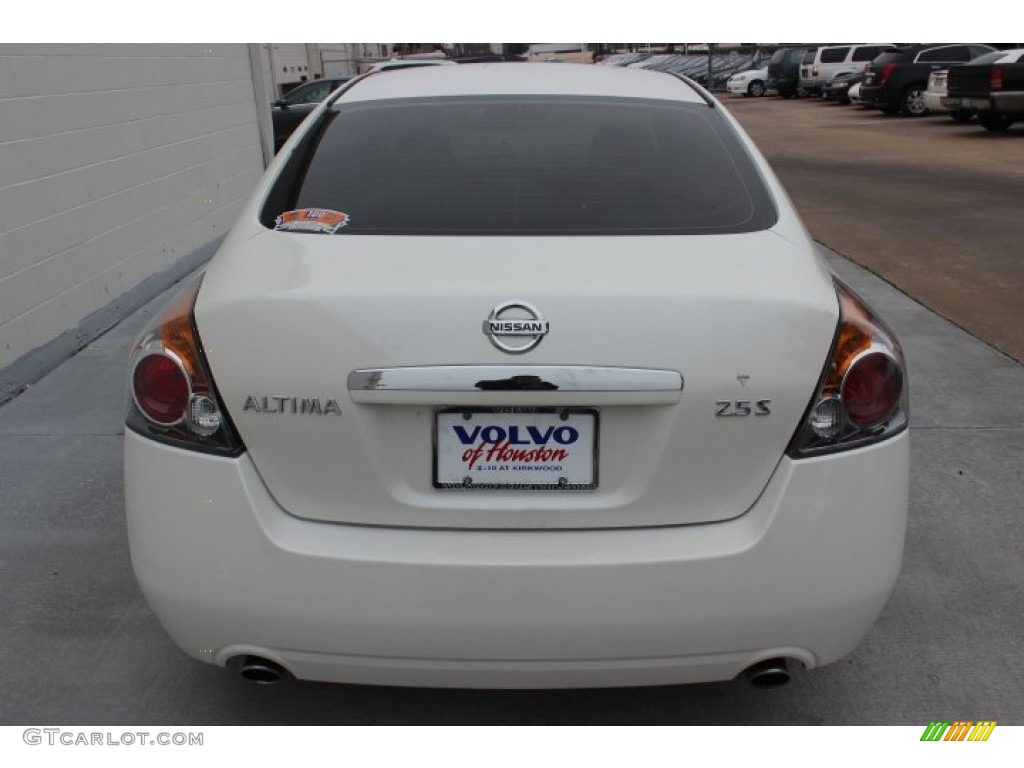 2008 Altima 2.5 S - Winter Frost Pearl / Charcoal photo #5