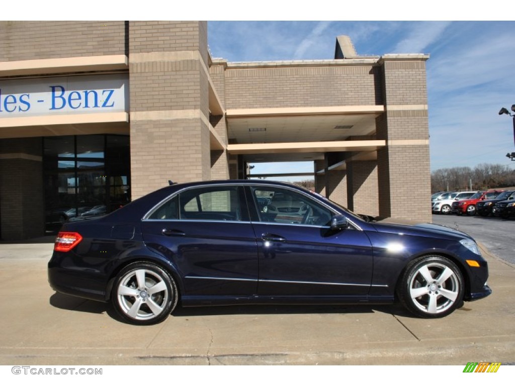 Capri Blue Metallic 2011 Mercedes-Benz E 350 4Matic Sedan Exterior Photo #90286522
