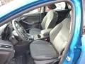 Charcoal Black 2014 Ford Focus Titanium Hatchback Interior Color