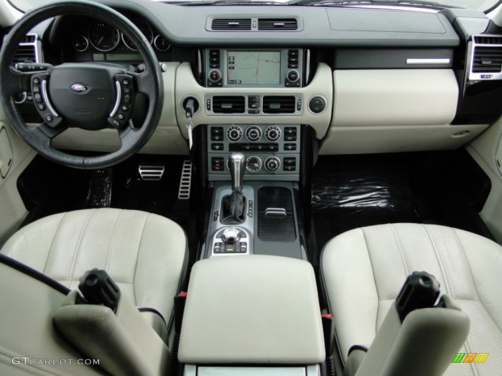 2008 Land Rover Range Rover V8 Supercharged Ivory Dashboard Photo #90287224