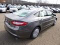 2014 Sterling Gray Ford Fusion Hybrid SE  photo #8