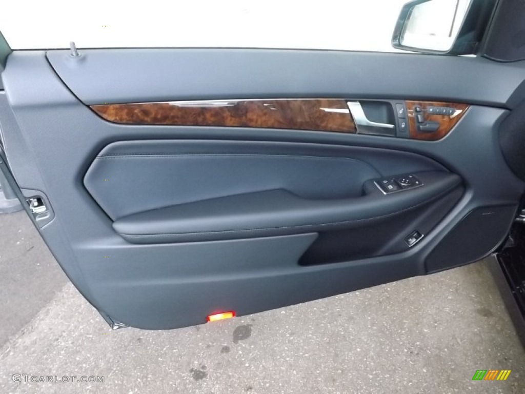 2014 Mercedes-Benz C 350 4Matic Coupe Black Door Panel Photo #90288250