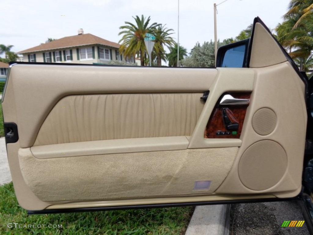 1995 SL 320 Roadster - Brilliant Emerald Green Metallic / Parchment Beige photo #40