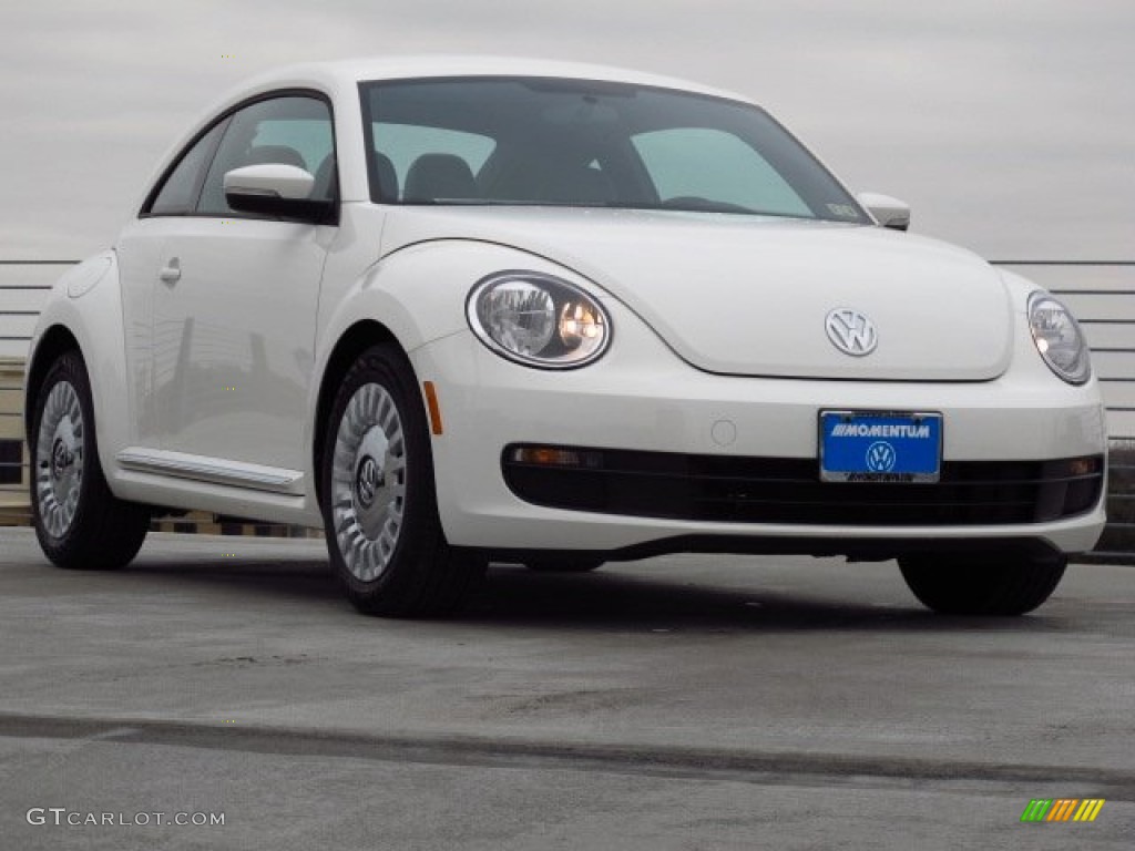 2014 Beetle 2.5L - Pure White / Titan Black photo #1