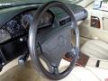 1995 Mercedes-Benz SL Parchment Beige Interior Steering Wheel Photo