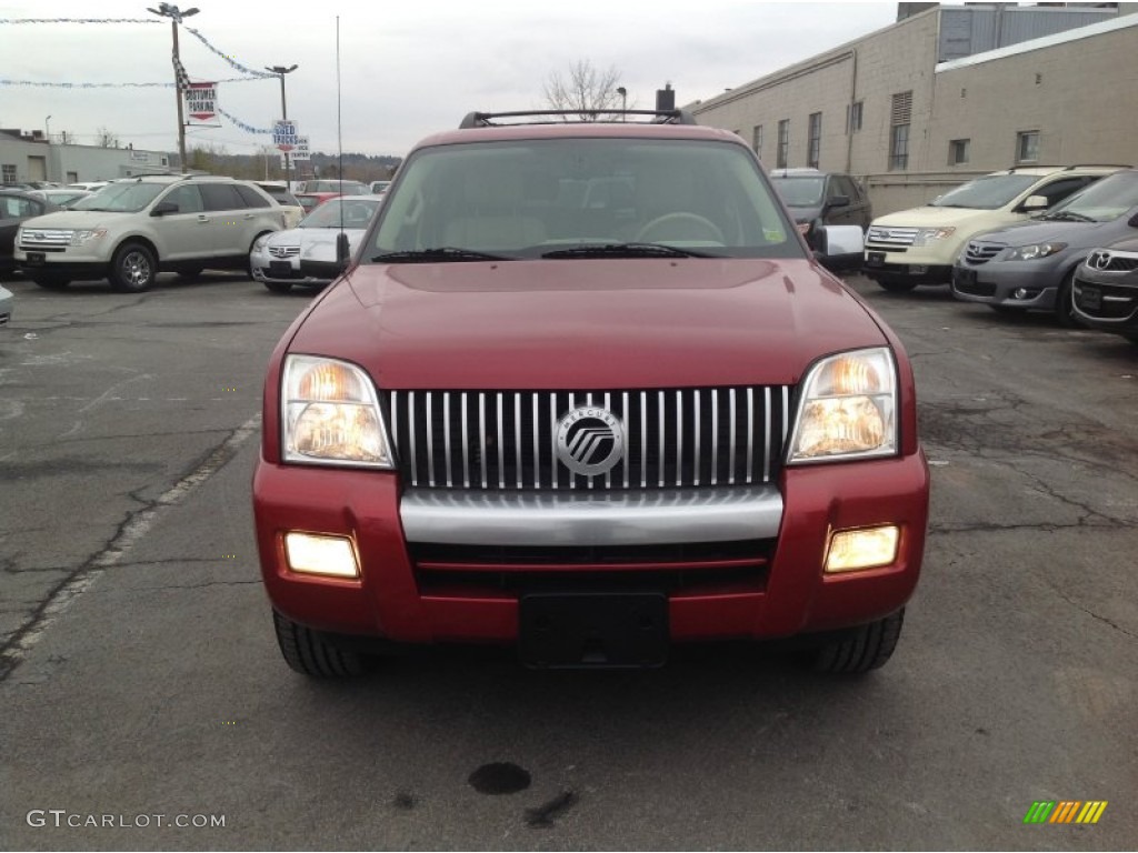 2006 Mountaineer Premier AWD - Vivid Red Metallic / Camel photo #2