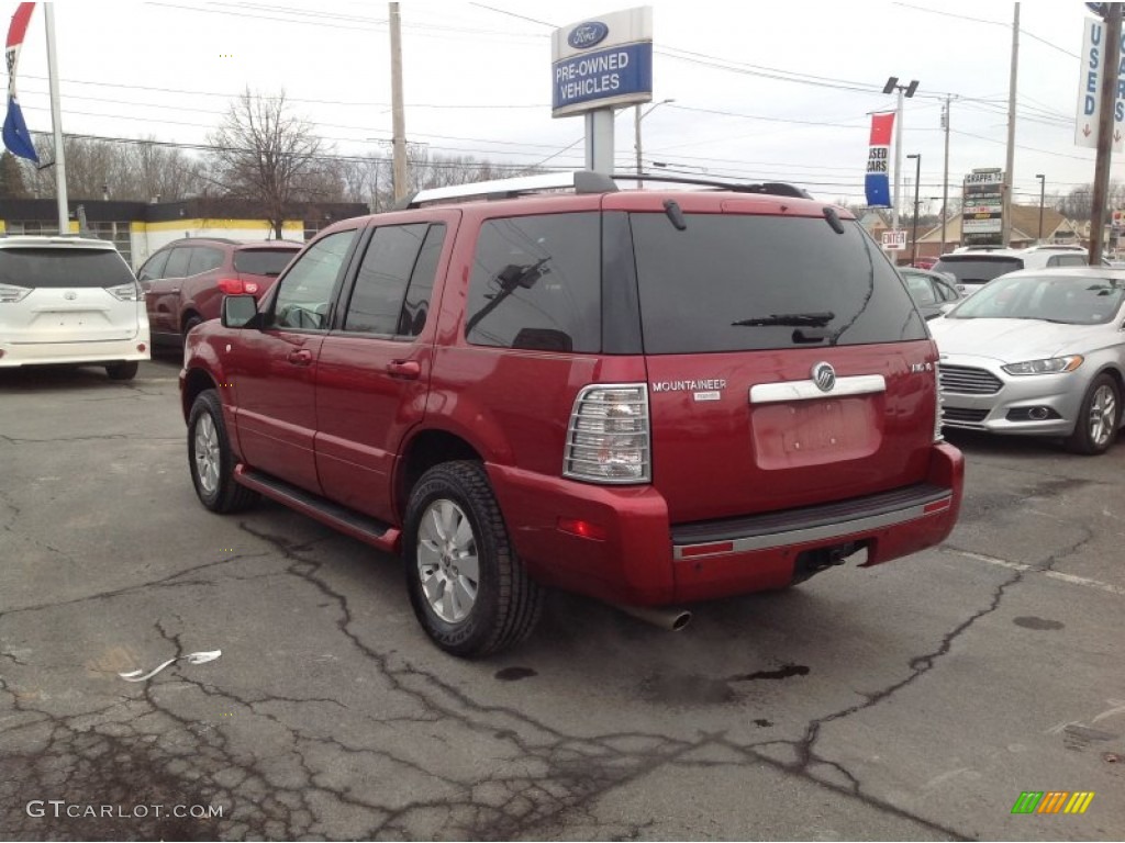 2006 Mountaineer Premier AWD - Vivid Red Metallic / Camel photo #5