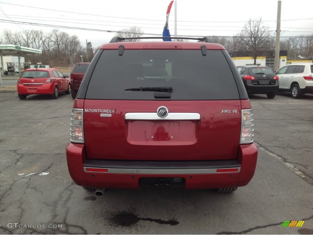 2006 Mountaineer Premier AWD - Vivid Red Metallic / Camel photo #6