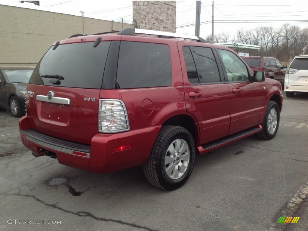 2006 Mountaineer Premier AWD - Vivid Red Metallic / Camel photo #7