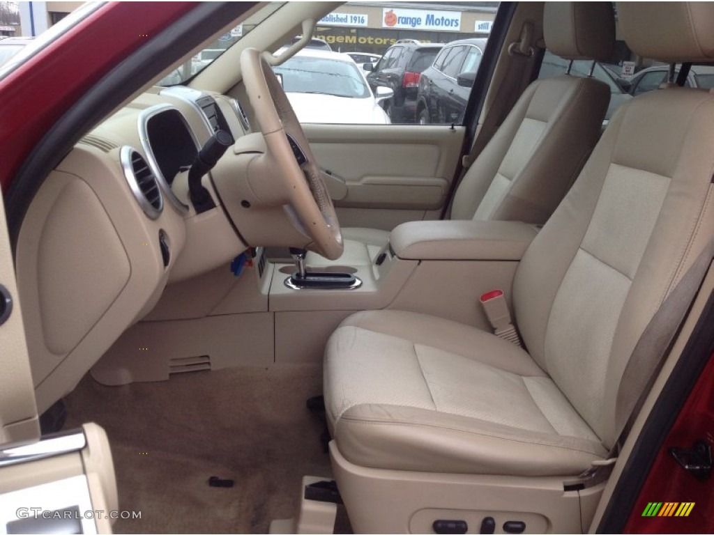 2006 Mountaineer Premier AWD - Vivid Red Metallic / Camel photo #20