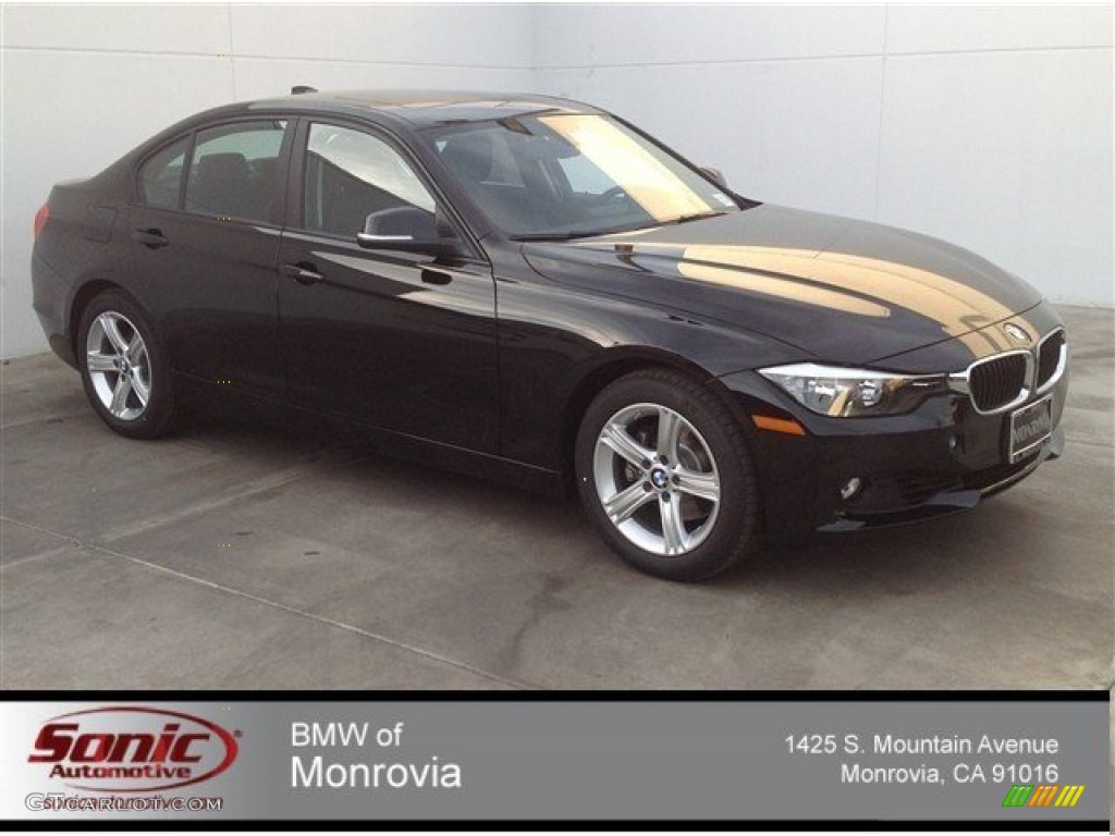 2014 3 Series 328i Sedan - Jet Black / Black photo #1