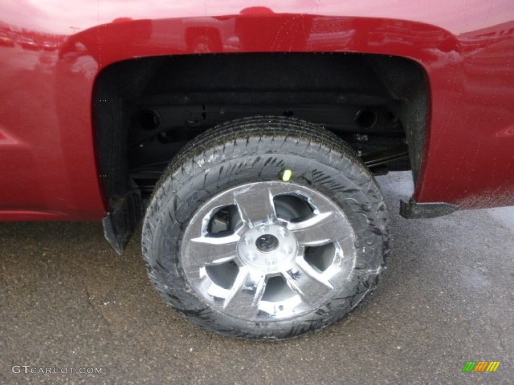 2014 Silverado 1500 LTZ Double Cab 4x4 - Deep Ruby Metallic / Jet Black photo #9