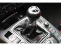 2008 Audi S5 Magma Red Interior Transmission Photo