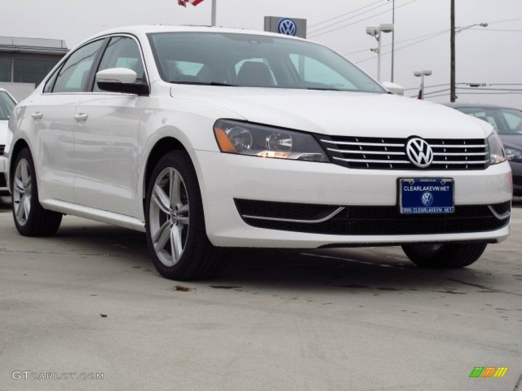 2014 Passat TDI SE - Candy White / Titan Black photo #1