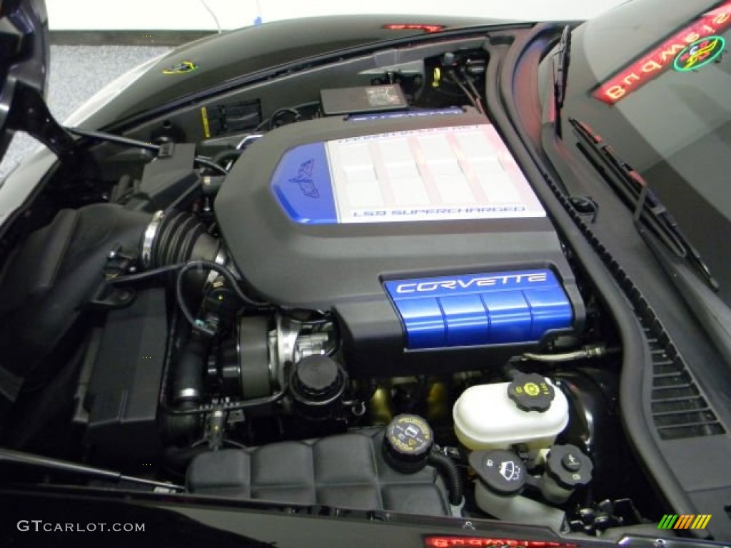 2009 Chevrolet Corvette ZR1 6.2 Liter Supercharged OHV 16-Valve LS9 V8 Engine Photo #90298332