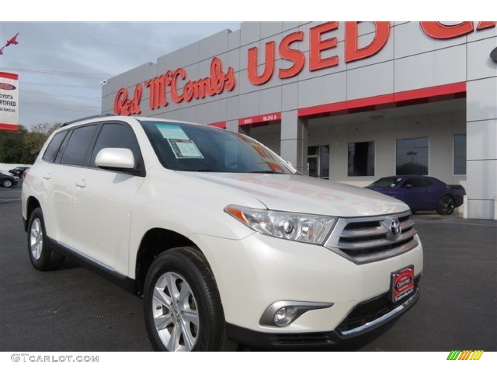 2011 Highlander  - Blizzard White Pearl / Sand Beige photo #1