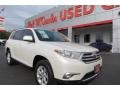 2011 Blizzard White Pearl Toyota Highlander   photo #1