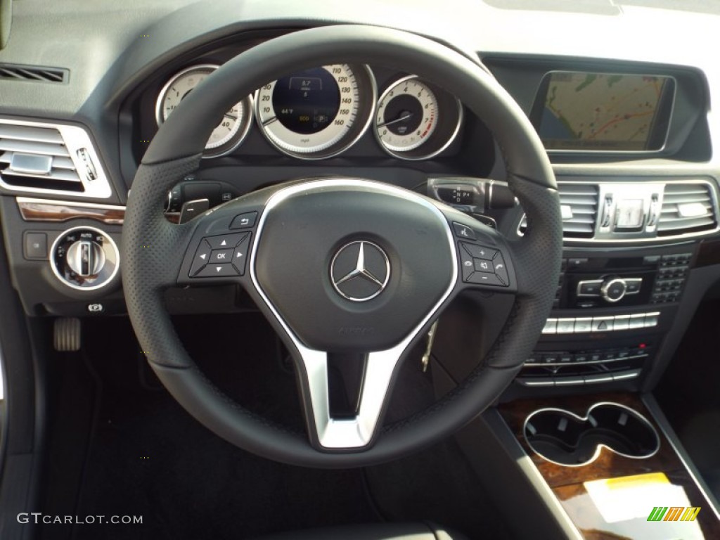 2014 E 350 Cabriolet - Diamond White Metallic / Black photo #7