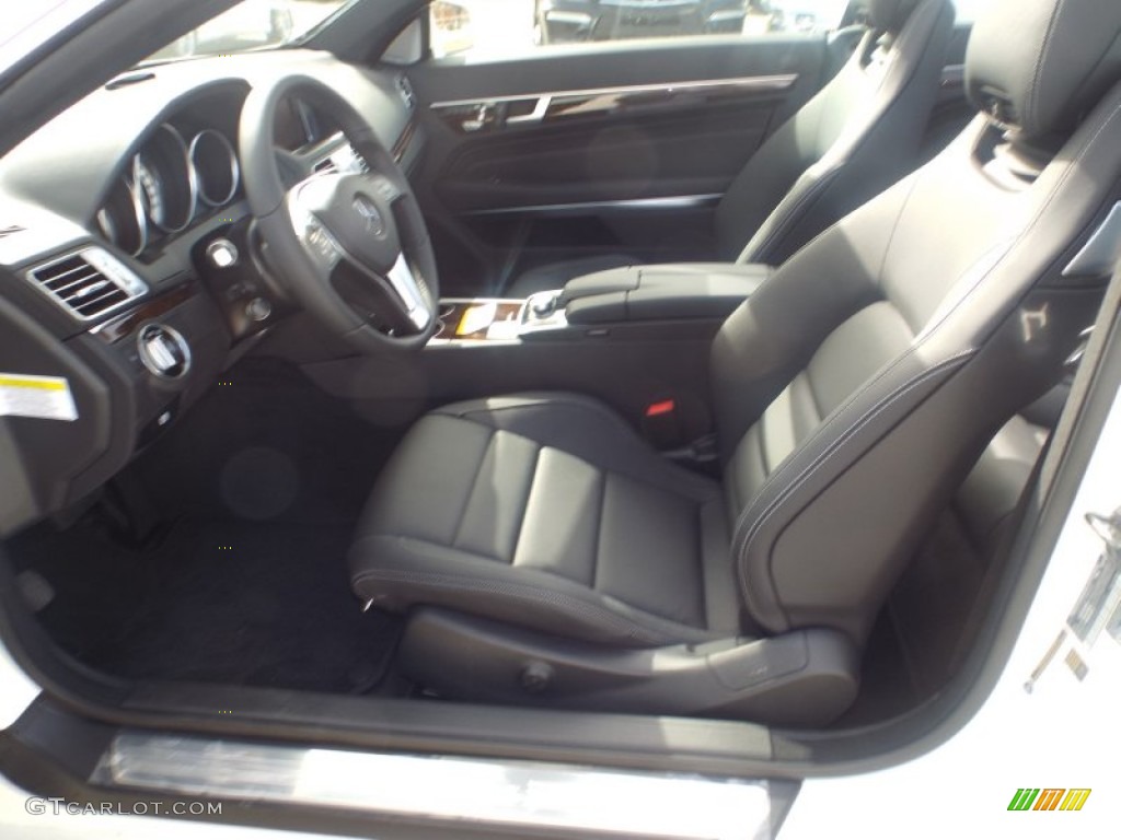 2014 E 350 Cabriolet - Diamond White Metallic / Black photo #5