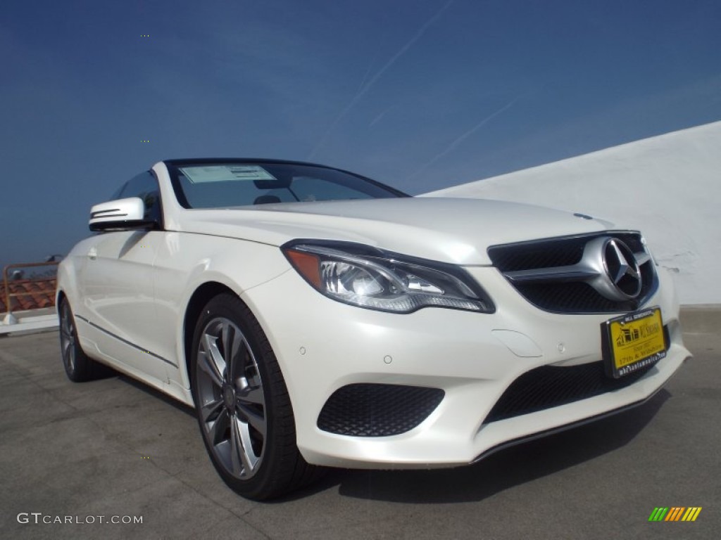 2014 E 350 Cabriolet - Diamond White Metallic / Black photo #11