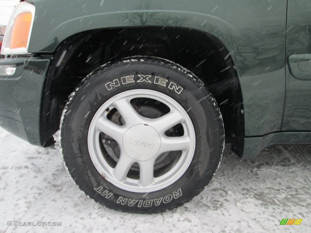 2004 Envoy SLT - Polo Green Metallic / Light Tan photo #7