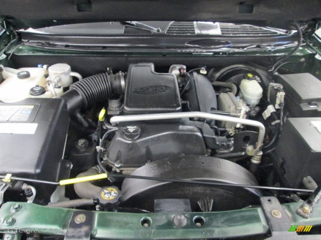 2004 Envoy SLT - Polo Green Metallic / Light Tan photo #9