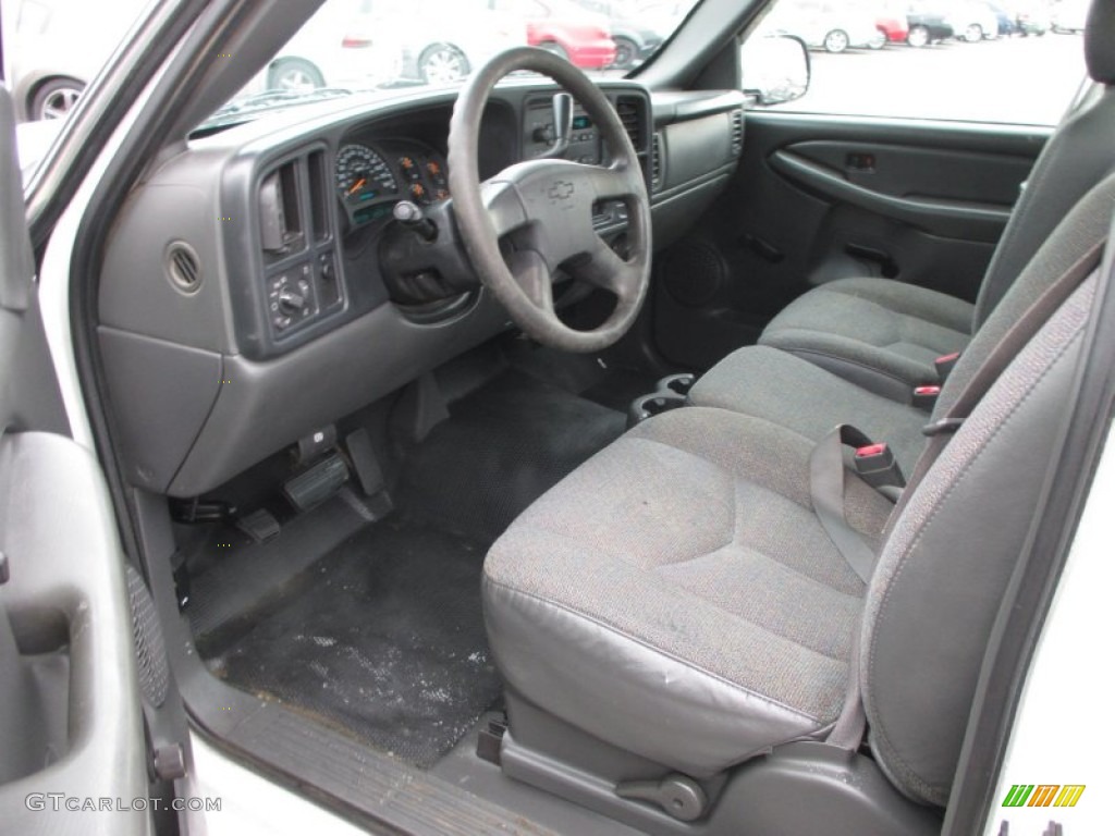 Dark Charcoal Interior 2004 Chevrolet Silverado 1500 Regular Cab Photo #90300135