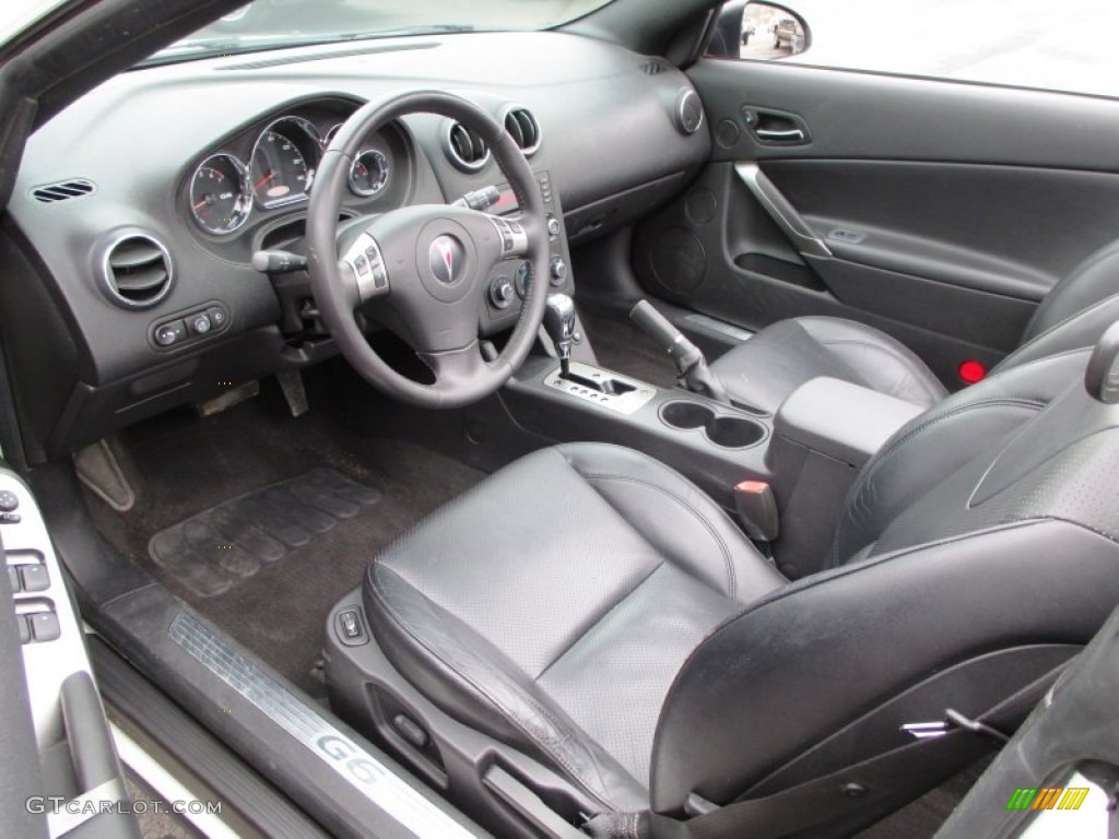 Ebony Interior 2007 Pontiac G6 GT Convertible Photo #90300585