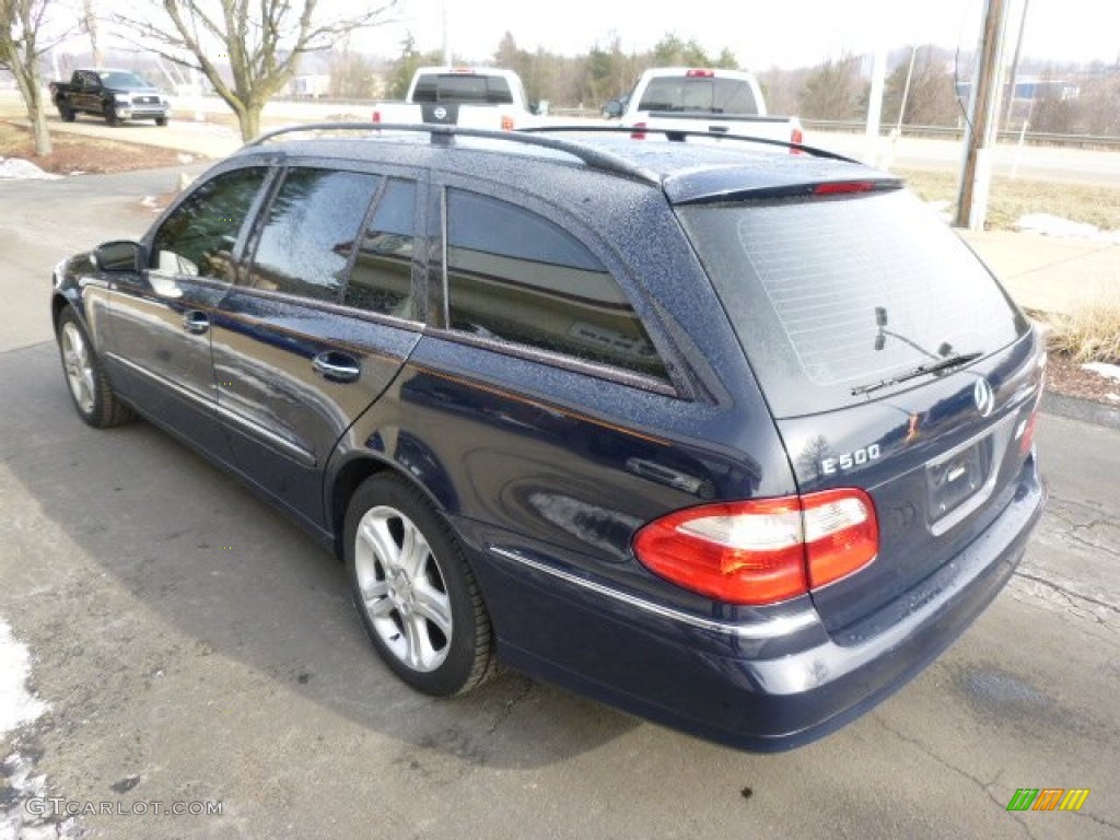 2005 E 500 4Matic Wagon - Midnight Blue / Stone photo #6