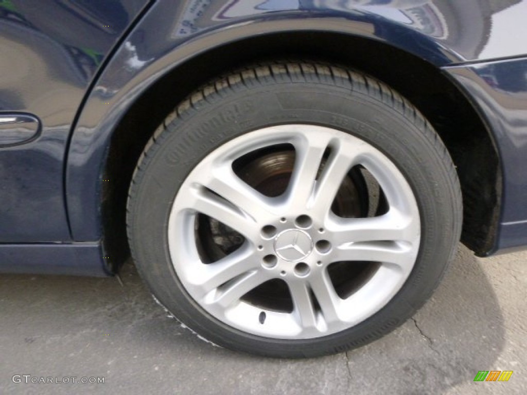 2005 E 500 4Matic Wagon - Midnight Blue / Stone photo #9