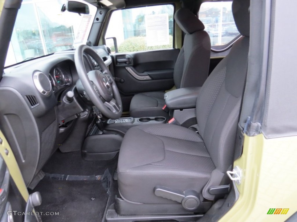 Black Interior 2013 Jeep Wrangler Sport 4x4 Photo #90302658