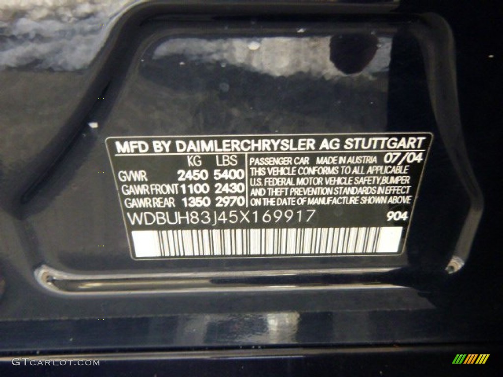 2005 E 500 4Matic Wagon - Midnight Blue / Stone photo #20