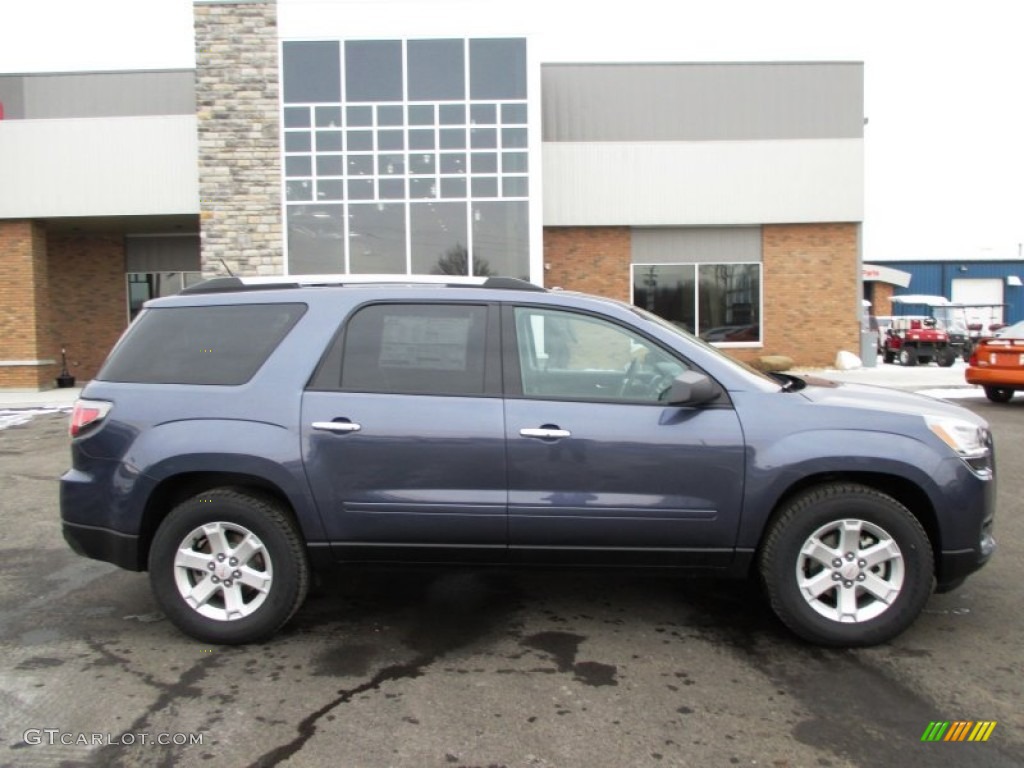 2014 Acadia SLE - Atlantis Blue Metallic / Ebony photo #1