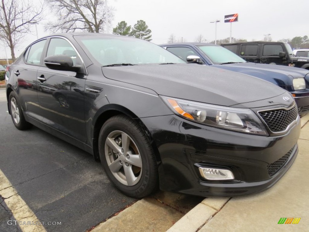 Ebony Black 2014 Kia Optima LX Exterior Photo #90303432