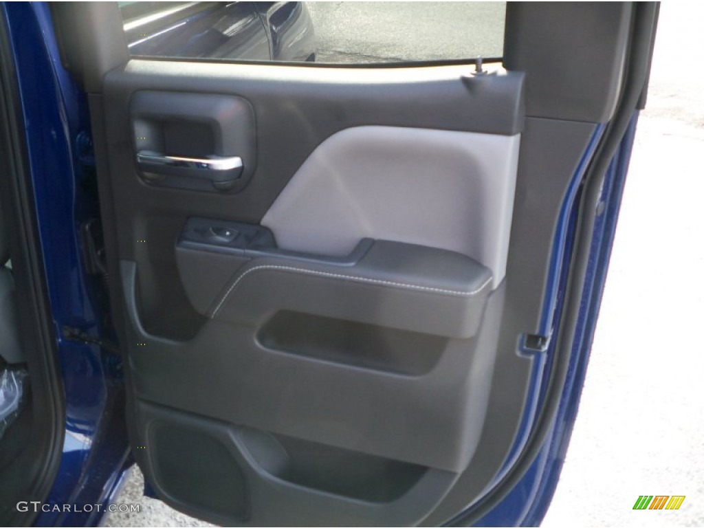 2014 Silverado 1500 WT Double Cab 4x4 - Blue Topaz Metallic / Jet Black/Dark Ash photo #20