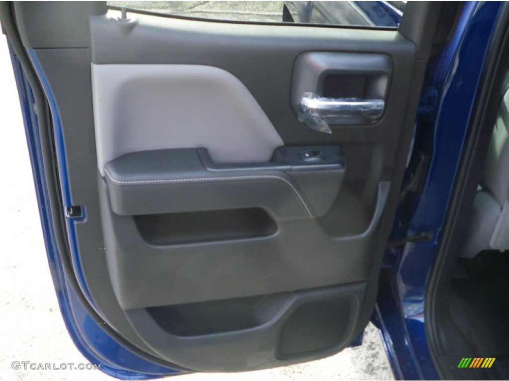 2014 Silverado 1500 WT Double Cab 4x4 - Blue Topaz Metallic / Jet Black/Dark Ash photo #22