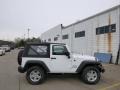 2014 Bright White Jeep Wrangler Sport S 4x4  photo #5